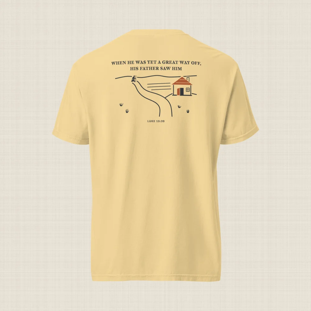 Psalmfolk A Great Way Off Tee (Butter), back