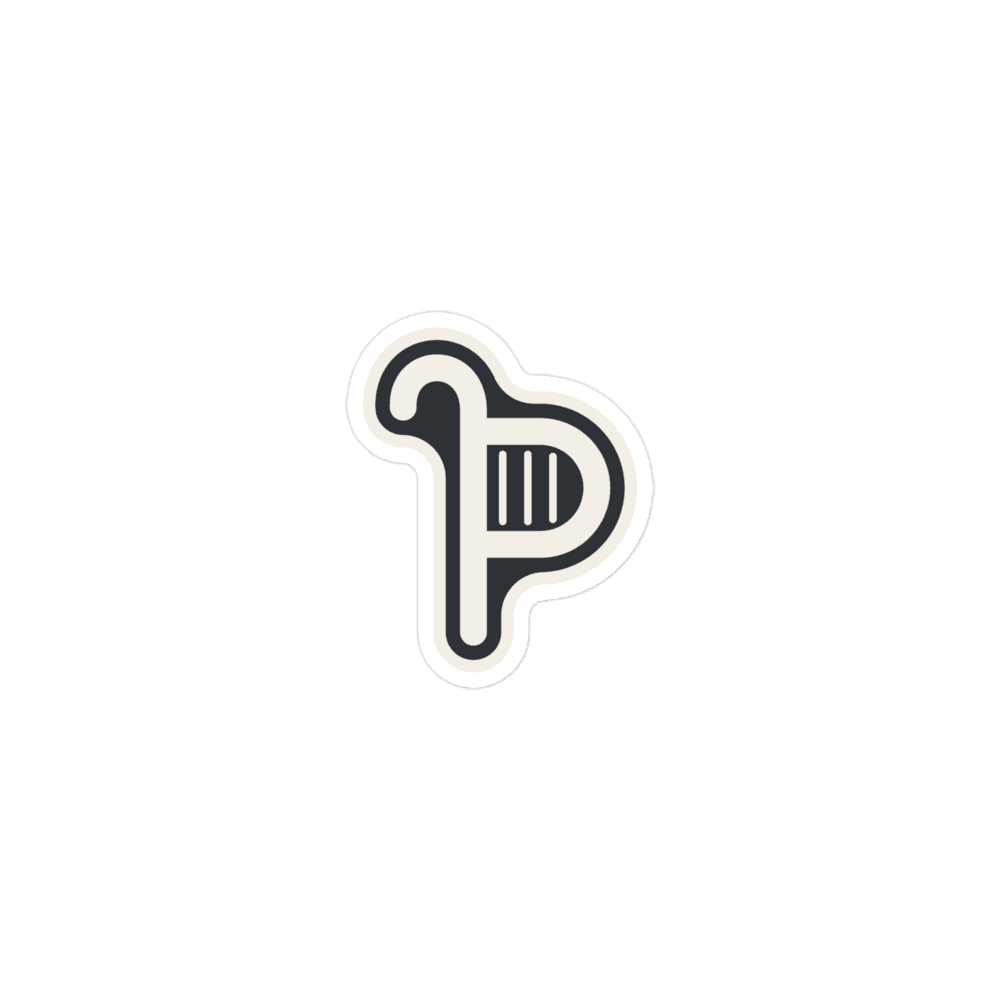 Psalmfolk · Die-Cut Sticker (Staff P)