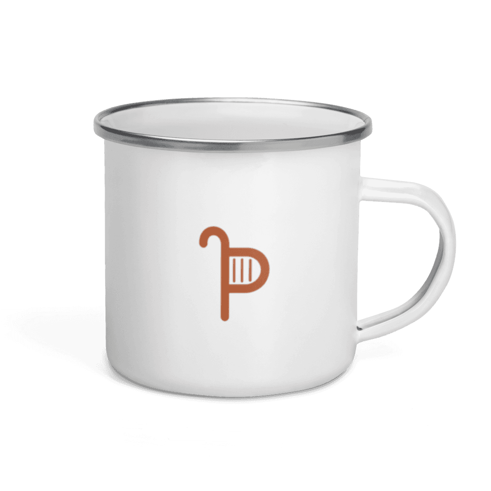 Psalmfolk Enamel Camp Mug, back
