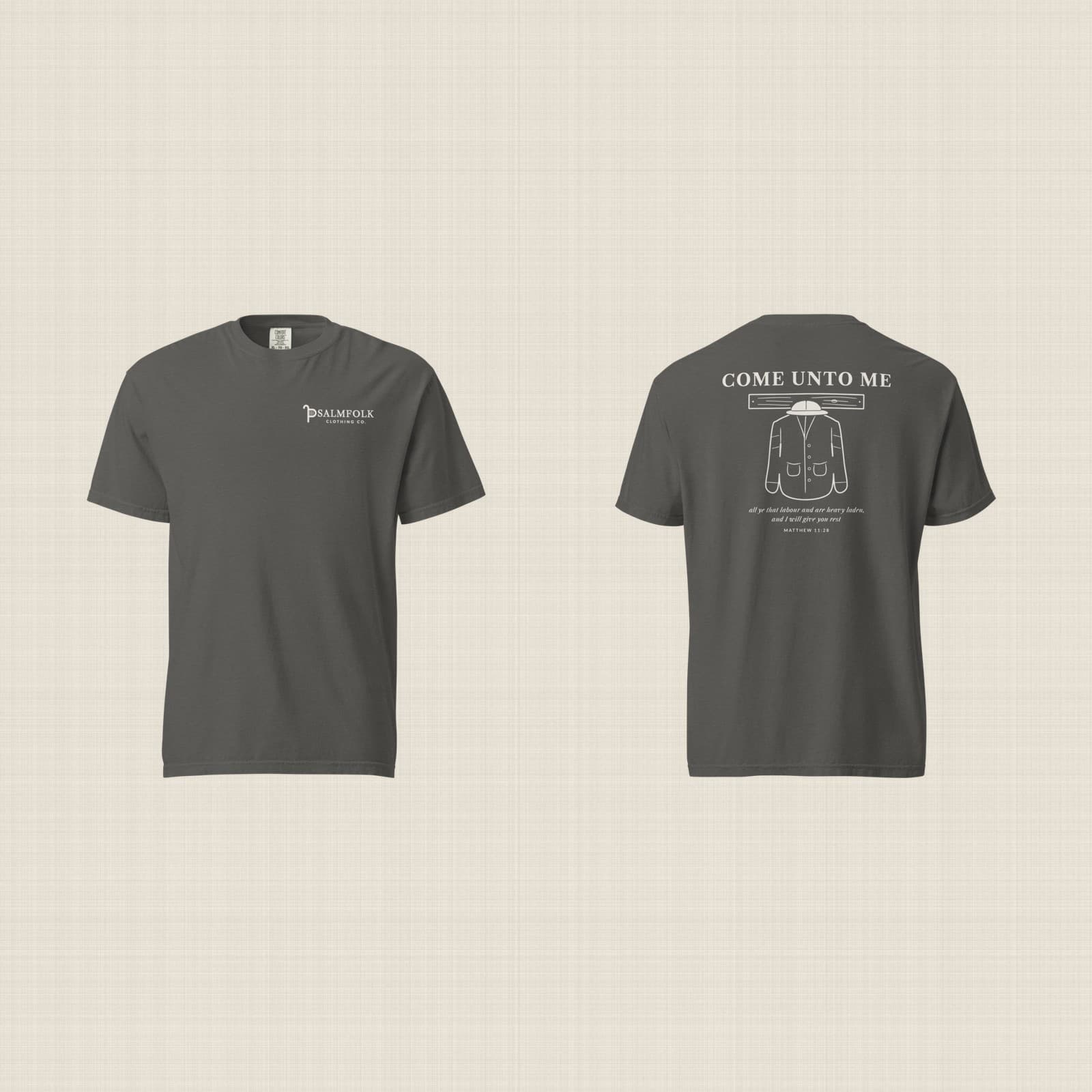 Psalmfolk Heavy Laden Tee (Pepper)