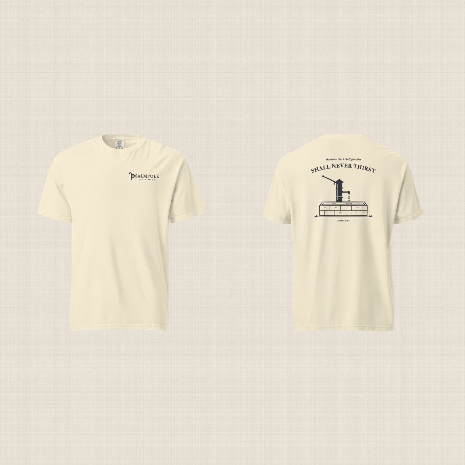 Psalmfolk Never Thirst Tee (Ivory)