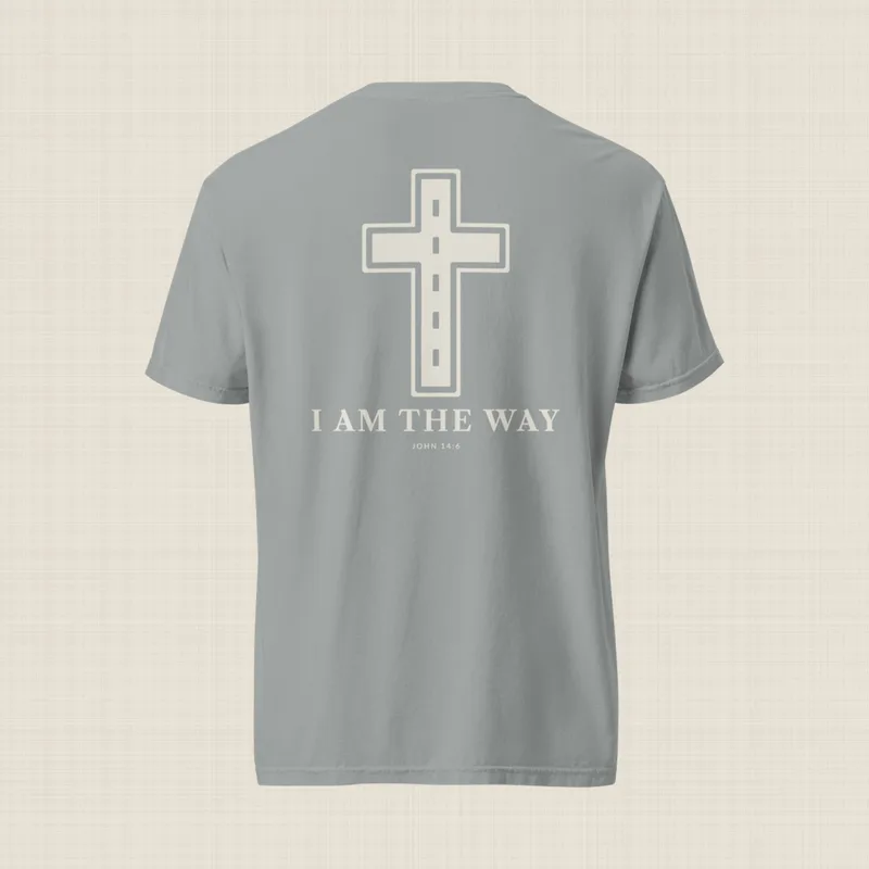 Psalmfolk I Am the Way Tee (Granite), back
