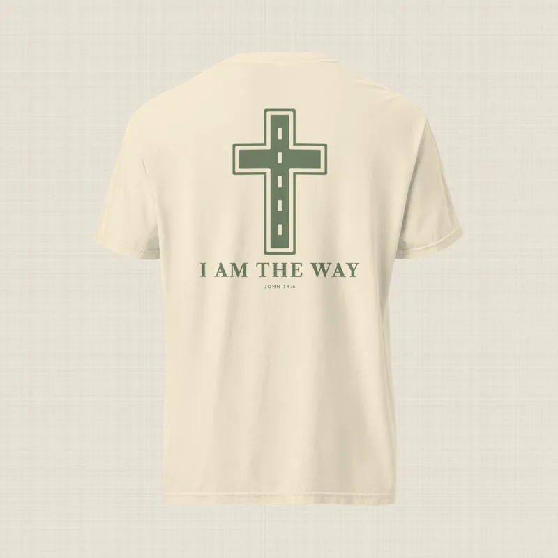 Psalmfolk I Am the Way Tee (Ivory), back